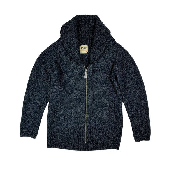 TNA Sweaters - TNA Wool Zip Up Sweater